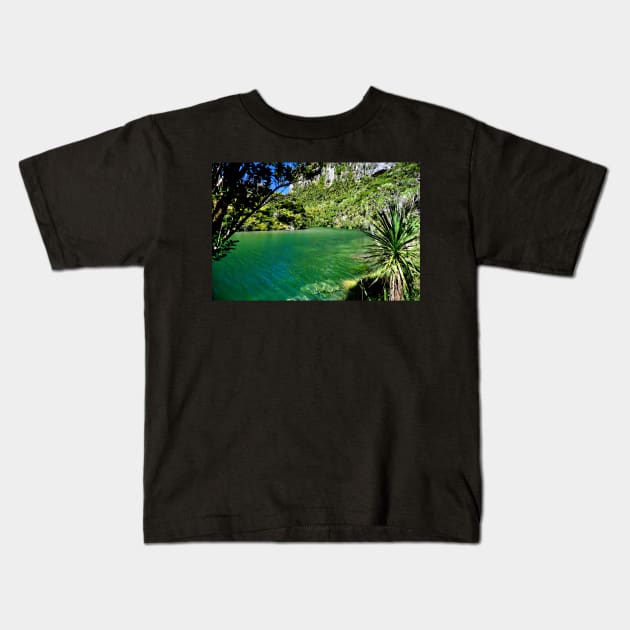 Nouvelle Zélande - Punakaiki, paysage Kids T-Shirt by franck380